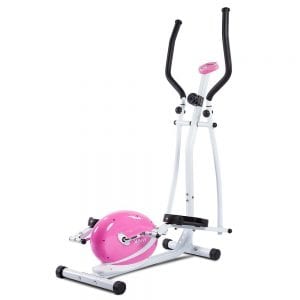 Sunny Health Fitness Pink Magnetic Elliptical Trainer