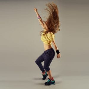 Beachbody Youv2 Workout - Red-headed girl dancing