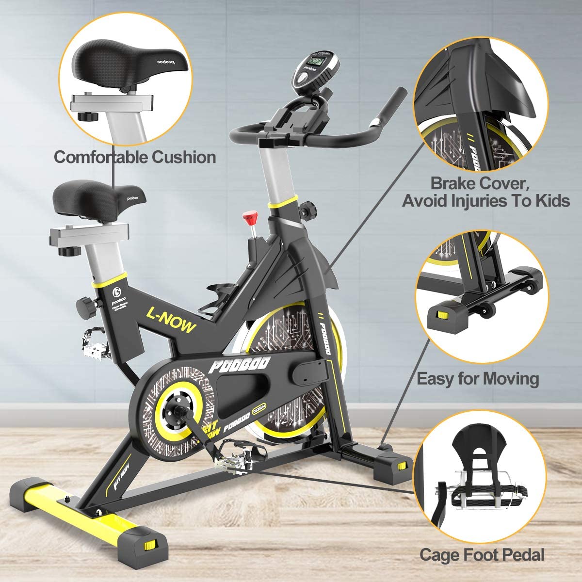 Pooboo Indoor Cycling Bike - Review of Model D525