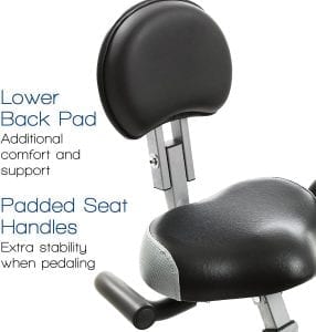 Stationary bike seat