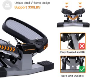 Stair stepper features