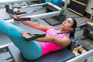 Pilates reformer workout